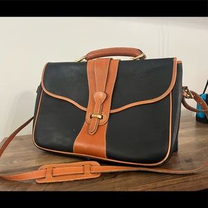 Vintage Dooney & Bourke Briefcase Black